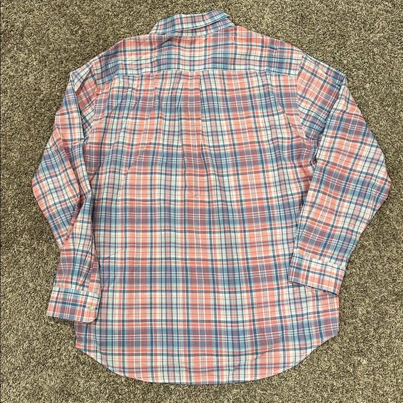 Vineyard Vines Classic Multicolor Plaid Button-Down Whale Cotton Shirt - Picture 4 of 4